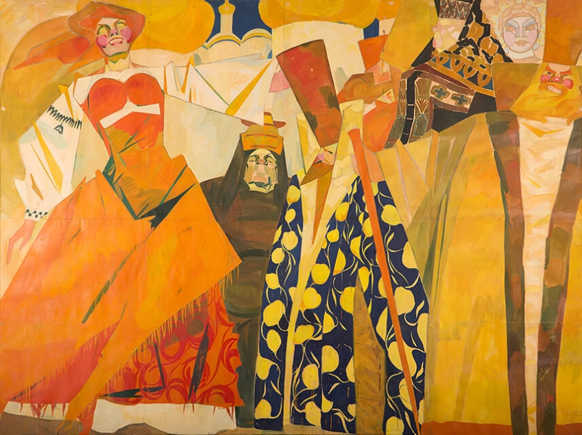 Photo of Valery Geghamyan`s painting #043 «Bride-Show II»